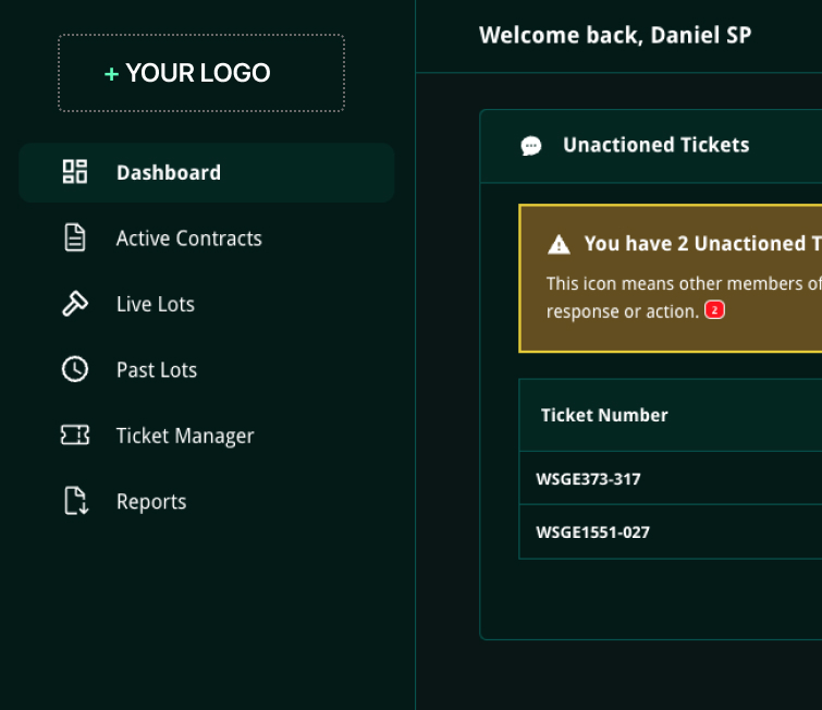 Screenshot showing the Full Inventory Management Asset Register